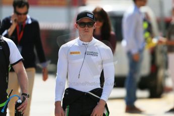 World © Octane Photographic Ltd. Friday 8th May 2015. Status Grand Prix – Richie Stanaway. GP2 Qualifying – Circuit de Barcelona–Catalunya. Spain. Digital Ref. : 1252CB5D1212