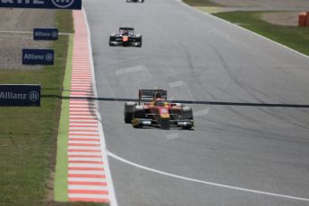 World © Octane Photographic Ltd. Friday 8th May 2015. Racing Engineering – Alexander Rossi. GP2 Qualifying – Circuit de Barcelona–Catalunya. Spain. Digital Ref. : 1252CB5D1251