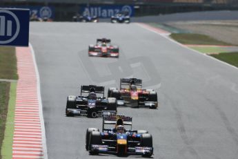 World © Octane Photographic Ltd. Friday 8th May 2015. DAMS – Pierre Gasly. GP2 Qualifying – Circuit de Barcelona–Catalunya. Spain. Digital Ref. : 1252CB5D1260