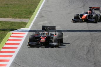 World © Octane Photographic Ltd. Friday 8th May 2015. ART Grand Prix – Stoffel Vandoorne. GP2 Qualifying – Circuit de Barcelona–Catalunya. Spain. Digital Ref. : 1252CB5D1336