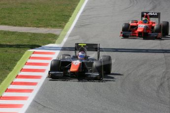 World © Octane Photographic Ltd. Friday 8th May 2015. Trident – Rene Binder. GP2 Qualifying – Circuit de Barcelona–Catalunya. Spain. Digital Ref. : 1252CB5D1354