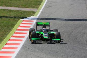 World © Octane Photographic Ltd. Friday 8th May 2015. Status Grand Prix – Richie Stanaway. GP2 Qualifying – Circuit de Barcelona–Catalunya. Spain. Digital Ref. : 1252CB5D1387