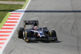 World © Octane Photographic Ltd. Friday 8th May 2015. Russian Time – Mitch Evans. GP2 Qualifying – Circuit de Barcelona–Catalunya. Spain. Digital Ref. : 1252CB5D1391