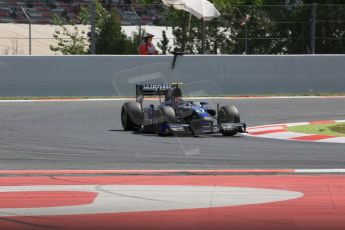 World © Octane Photographic Ltd. Friday 8th May 2015. Lazarus – Zoel Amberg. GP2 Qualifying – Circuit de Barcelona–Catalunya. Spain. Digital Ref. : 1252CB5D1418