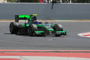 World © Octane Photographic Ltd. Friday 8th May 2015. Status Grand Prix – Richie Stanaway. GP2 Qualifying – Circuit de Barcelona–Catalunya. Spain. Digital Ref. : 1252CB5D1436