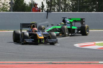 World © Octane Photographic Ltd. Friday 8th May 2015. DAMS – Alex Lynn. GP2 Qualifying – Circuit de Barcelona–Catalunya. Spain. Digital Ref. : 1252CB5D1442