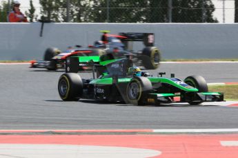 World © Octane Photographic Ltd. Friday 8th May 2015. Status Grand Prix – Marlon Stockinger. GP2 Qualifying – Circuit de Barcelona–Catalunya. Spain. Digital Ref. : 1252CB5D1448