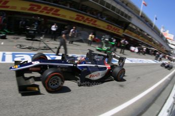 World © Octane Photographic Ltd. Saturday 9th May 2015. Russian Time – Mitch Evans. GP2 Race 1 – Circuit de Barcelona–Catalunya. Spain. Digital Ref: