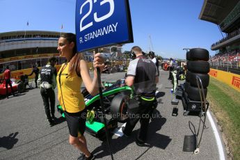 World © Octane Photographic Ltd. Saturday 9th May 2015. Status Grand Prix – Richie Stanaway. GP2 Race 1 – Circuit de Barcelona–Catalunya. Spain. Digital Ref: