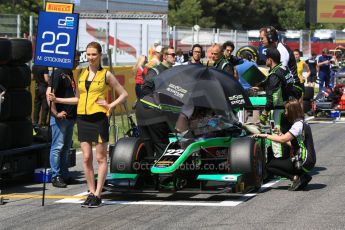 World © Octane Photographic Ltd. Saturday 9th May 2015. Status Grand Prix – Marlon Stockinger. GP2 Race 1 – Circuit de Barcelona–Catalunya. Spain. Digital Ref: