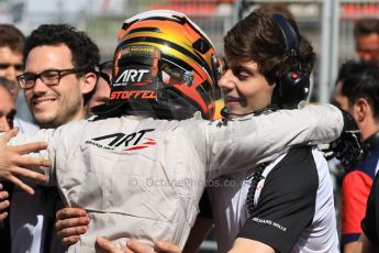 World © Octane Photographic Ltd. Saturday 9th May 2015. ART Grand Prix – Stoffel Vandoorne (1st). GP2 Race 1 – Circuit de Barcelona–Catalunya. Spain. Digital Ref: