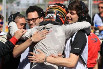 World © Octane Photographic Ltd. Saturday 9th May 2015. ART Grand Prix – Stoffel Vandoorne (1st). GP2 Race 1 – Circuit de Barcelona–Catalunya. Spain. Digital Ref: