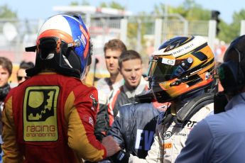 World © Octane Photographic Ltd. Saturday 9th May 2015. Racing Engineering – Alexander Rossi (3rd). GP2 Race 1 – Circuit de Barcelona–Catalunya. Spain. Digital Ref: