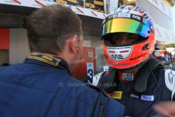 World © Octane Photographic Ltd. Saturday 9th May 2015. Russian Time – Mitch Evans (2nd). GP2 Race 1 – Circuit de Barcelona–Catalunya. Spain. Digital Ref: