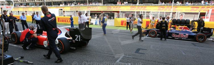 World © Octane Photographic Ltd. Sunday 10th May 2015. Arden International – Norman Nato and DAMS – Pierre Gasly. GP2 Race 2 – Circuit de Barcelona–Catalunya. Spain. Digital Ref: 1263CB5D1916