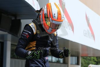 World © Octane Photographic Ltd. Sunday 10th May 2015. DAMS – Alex Lynn (1st). GP2 Race 2 – Circuit de Barcelona–Catalunya. Spain. Digital Ref: 1263CB7D9774