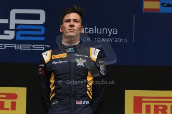 World © Octane Photographic Ltd. Sunday 10th May 2015. DAMS – Alex Lynn (1st). GP2 Race 2 – Circuit de Barcelona–Catalunya. Spain. Digital Ref: 1263CB7D9871