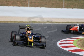 World © Octane Photographic Ltd. Sunday 10th May 2015. DAMS – Alex Lynn. GP2 Race 2 – Circuit de Barcelona–Catalunya. Spain. Digital Ref: 1263LB1D9665