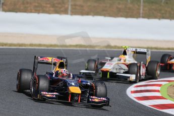 World © Octane Photographic Ltd. Sunday 10th May 2015. DAMS – Pierre Gasly. GP2 Race 2 – Circuit de Barcelona–Catalunya. Spain. Digital Ref: 1263LB1D9677