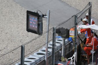 World © Octane Photographic Ltd. Sunday 10th May 2015. VSC - Virtual Safety Car board. GP2 Race 2 – Circuit de Barcelona–Catalunya. Spain. Digital Ref: 1263LB1D9721