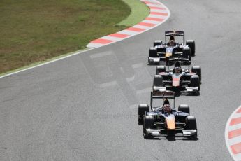 World © Octane Photographic Ltd. Sunday 10th May 2015. Trident – Raffaele Marciello. GP2 Race 2 – Circuit de Barcelona–Catalunya. Spain. Digital Ref: 1263LB1D9744