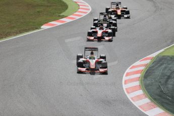 World © Octane Photographic Ltd. Sunday 10th May 2015. MP Motorsport – Sergio Canamasas and Daniel de Jong. GP2 Race 2 – Circuit de Barcelona-Catalunya. Spain. Digital Ref: 1263LB1D9761