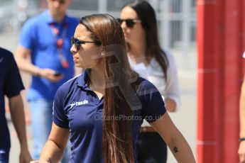 World © Octane Photographic Ltd. Thursday 7th May 2015. Campos Racing – Samin Gomez. GP3 paddock – Circuit de Barcelona–Catalunya. Spain. Digital Ref. : 1247CB7D1726