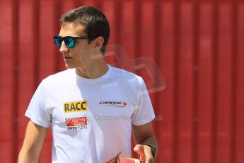 World © Octane Photographic Ltd. Thursday 7th May 2015. Campos Racing – Alex Palou. GP3 paddock – Circuit de Barcelona–Catalunya. Spain. Digital Ref. : 1247CB7D1729