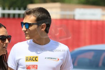 World © Octane Photographic Ltd. Thursday 7th May 2015. Campos Racing – Alex Palou. GP3 paddock – Circuit de Barcelona–Catalunya. Spain. Digital Ref. : 1247CB7D1736