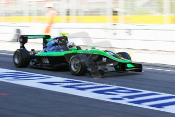 World © Octane Photographic Ltd. Friday 8th May 2015. Status Grand Prix – Alex Fontana GP3 Practice – Circuit de Barcelona–Catalunya. Spain. Digital Ref. : 1253CB1L6987