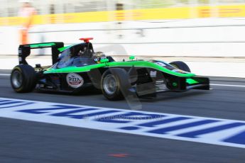 World © Octane Photographic Ltd. Friday 8th May 2015. Status Grand Prix – Sandy Stuvik. GP3 Practice – Circuit de Barcelona–Catalunya. Spain. Digital Ref. : 1253CB1L6998