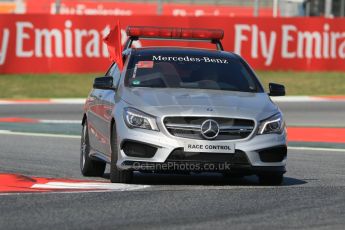 World © Octane Photographic Ltd. Saturday 9th May 2015. Mercedes-Benz Course Car. GP3 Qualifying – Circuit de Barcelona–Catalunya. Spain. Digital Ref: 1255CB7D6917