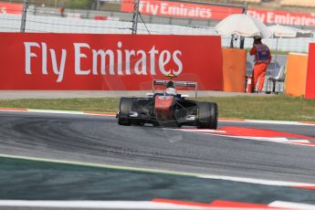 World © Octane Photographic Ltd. Saturday 9th May 2015. Trident – Luca Ghiotto. GP3 Qualifying – Circuit de Barcelona–Catalunya. Spain. Digital Ref: 1255CB7D6932