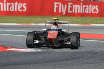 World © Octane Photographic Ltd. Saturday 9th May 2015. Trident – Luca Ghiotto. GP3 Qualifying – Circuit de Barcelona–Catalunya. Spain. Digital Ref: 1255CB7D6938