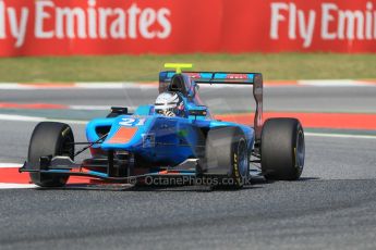 World © Octane Photographic Ltd. Saturday 9th May 2015. Jenzer Motorsport – Matheo Tuscher. GP3 Qualifying – Circuit de Barcelona–Catalunya. Spain. Digital Ref: 1255CB7D6970