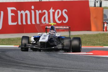 World © Octane Photographic Ltd. Saturday 9th May 2015. Carlin – Jann Mardenborough. GP3 Qualifying – Circuit de Barcelona–Catalunya. Spain. Digital Ref: 1255CB7D7004