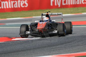 World © Octane Photographic Ltd. Saturday 9th May 2015. Trident – Luca Ghiotto. GP3 Qualifying – Circuit de Barcelona–Catalunya. Spain. Digital Ref: 1255CB7D7042