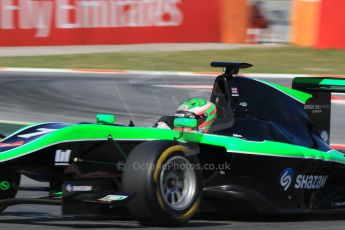 World © Octane Photographic Ltd. Saturday 9th May 2015. Status Grand Prix – Seb Morris. GP3 Qualifying – Circuit de Barcelona–Catalunya. Spain. Digital Ref: 1255CB7D7249