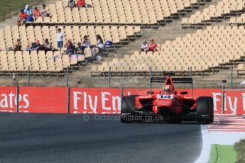 World © Octane Photographic Ltd. Saturday 9th May 2015. Arden International – Kevin Ceccon. GP3 Qualifying – Circuit de Barcelona–Catalunya. Spain. Digital Ref: 1255CB7D7271