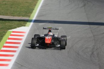 World © Octane Photographic Ltd. Saturday 9th May 2015. Trident – Luca Ghiotto. GP3 Qualifying – Circuit de Barcelona–Catalunya. Spain. Digital Ref: 1255LB1D7553