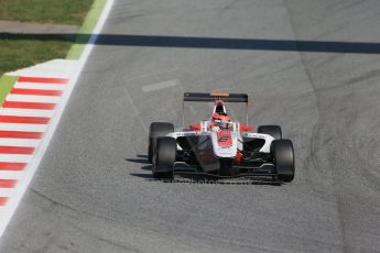 World © Octane Photographic Ltd. Saturday 9th May 2015. ART Grand Prix – Esteban Ocon. GP3 Qualifying – Circuit de Barcelona–Catalunya. Spain. Digital Ref: 1255LB1D7669