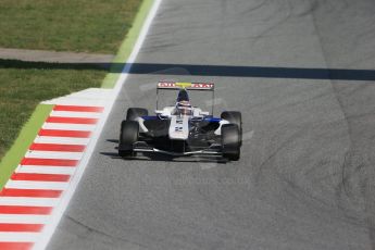 World © Octane Photographic Ltd. Saturday 9th May 2015. Carlin – Jann Mardenborough. GP3 Qualifying – Circuit de Barcelona–Catalunya. Spain. Digital Ref: 1255LB1D7729