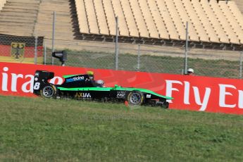 World © Octane Photographic Ltd. Saturday 9th May 2015. Status Grand Prix – Alex Fontana GP3 Qualifying – Circuit de Barcelona–Catalunya. Spain. Digital Ref: 1255LW1L7134