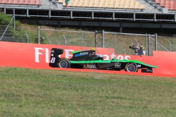 World © Octane Photographic Ltd. Saturday 9th May 2015. Status Grand Prix – Alex Fontana GP3 Qualifying – Circuit de Barcelona–Catalunya. Spain. Digital Ref: 1255LW1L7142