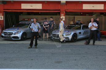 World © Octane Photographic Ltd. Saturday 9th May 2015. Merceds Safety and Medical Cars on standby. GP3 Race 1 – Circuit de Barcelona–Catalunya. Spain. Digital Ref: