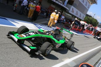 World © Octane Photographic Ltd. Saturday 9th May 2015. Status Grand Prix – Sandy Stuvik. GP3 Race 1 – Circuit de Barcelona–Catalunya. Spain. Digital Ref: