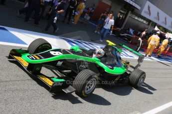 World © Octane Photographic Ltd. Saturday 9th May 2015. Status Grand Prix – Alex Fontana GP3 Race 1 – Circuit de Barcelona–Catalunya. Spain. Digital Ref: