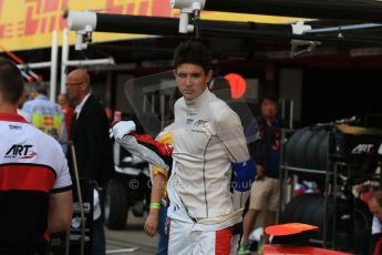 World © Octane Photographic Ltd. Sunday 10th May 2015. ART Grand Prix – Esteban Ocon. GP3 Race 2 – Circuit de Barcelona–Catalunya. Spain. Digital Ref: 1262CB7D9378