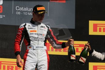 World © Octane Photographic Ltd. Sunday 10th May 2015. ART Grand Prix – Marvin Kirchhofer (1st). GP3 Race 2 – Circuit de Barcelona–Catalunya. Spain. Digital Ref: 1262CB7D9676