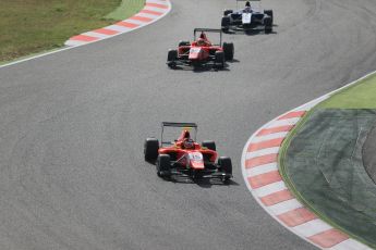 World © Octane Photographic Ltd. Sunday 10th May 2015. Arden International – Emil Bernstorff and Kevin Ceccon. GP3 Race 2 – Circuit de Barcelona–Catalunya. Spain. Digital Ref: 1262LB1D9361